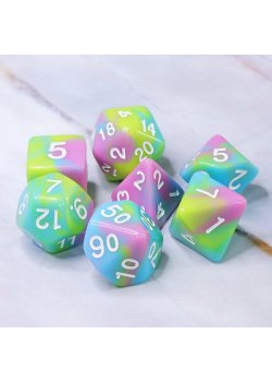 DICE 7-set: Cotton Candy